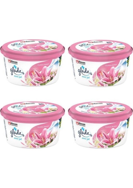 Oda Kokusu Mini Jel Floral Buket 70 gr x 4