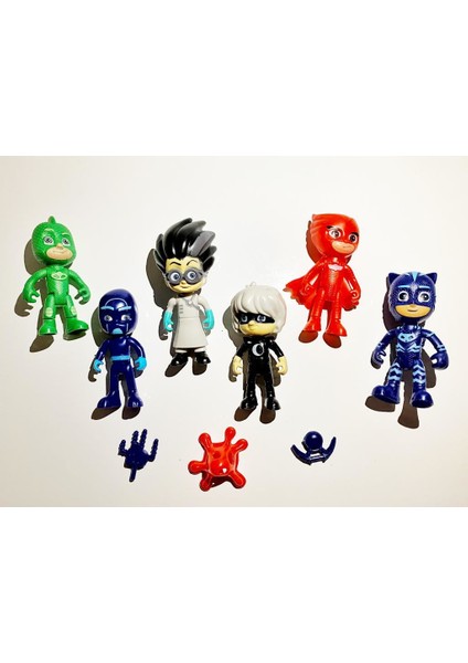 Pj Masks -Pj Masks 6lı  Pjamaskeliler Figür-Kutulu Set