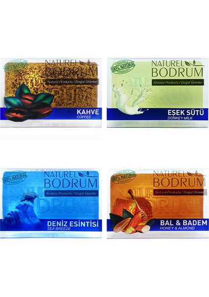 Gliserinli Doğal Sabun Seti 4 x 100 gr