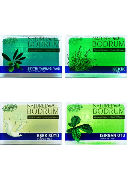 Gliserinli Doğal Sabun Seti 4 x 100 gr