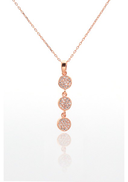 Ay Tasarım Rose Hayalet Gümüş Kolye fiyatları