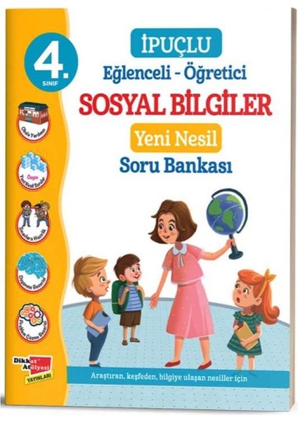 4.Sınıf İpuçlu Eğlenceli-Öğretici Sosyal Bilgiler Soru Bankası