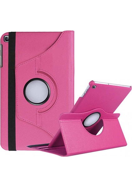 iPad 10.2 Inç (8.nesil) Tablet Kılıfı 360 Dönebilen Standlı - Pembe