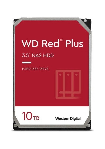 Red Plus 3.5" 10 Tb 7200 Rpm 256MB Sata 3 Nas HDD WD101EFBX