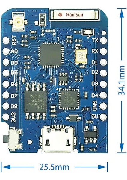 Emay Center  Wemos D1 Mini Pro V1.1.0 ESP8266