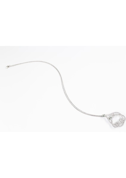 Pırlanta Kadın 925 Ayar Gümüş Swarovski Taşlı Yılan Tasarımlı Kolye GKL00057-021 indirimleri