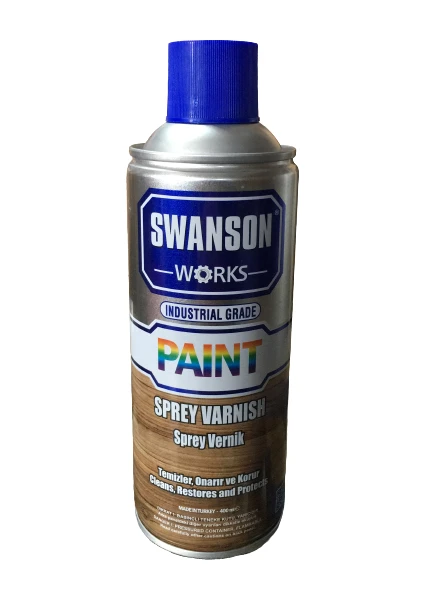 Swanson Works Sprey Parlak Şeffaf Vernik 400 ml