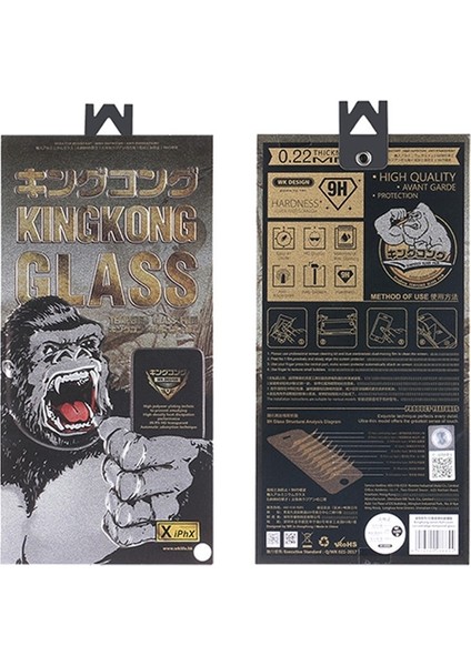 Iphone 11 Pro Max 6.7 Kingkong Curved Tempered Cam Ekran Koruyucu