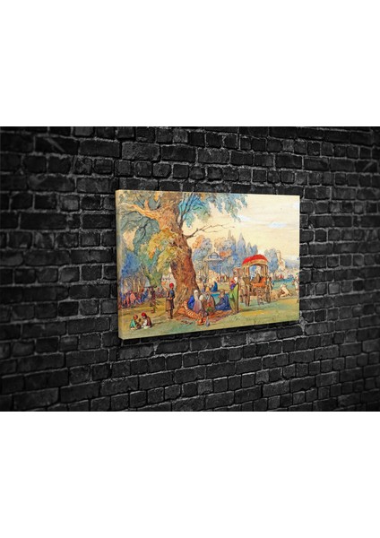 Amadeo Preziosi- Sweet Waters Of The Bosphorus Kanvas Tablo fiyatları