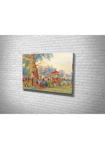 Amadeo Preziosi- Sweet Waters Of The Bosphorus Kanvas Tablo