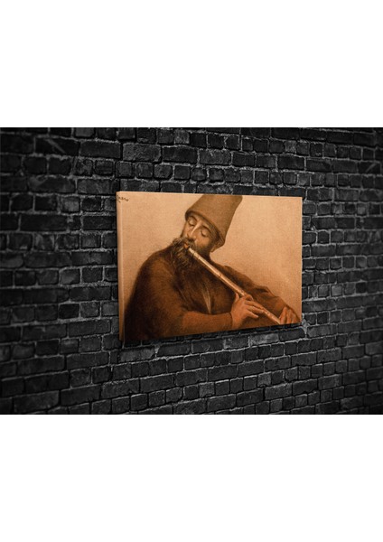 Fausto Zonaro- Neyzen Kanvas Tablo