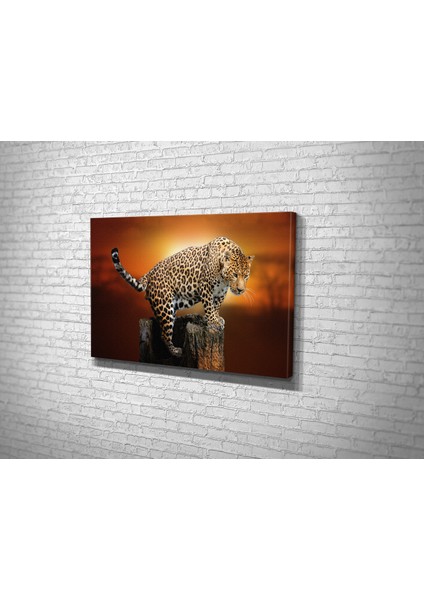 Leopar Kanvas Tablo