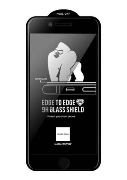 Iphone 8-7-Se 2020 Kingkong Curved Tempered Cam Ekran Koruyucu