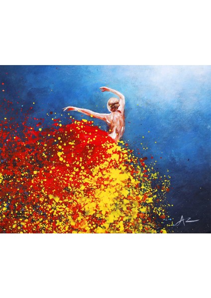 Yağlı Boya El Yapımı Tablo 55 x 65 cm fiyatları