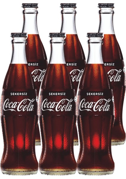 Coca Cola Şekersiz Şişe 6 x 250 ml