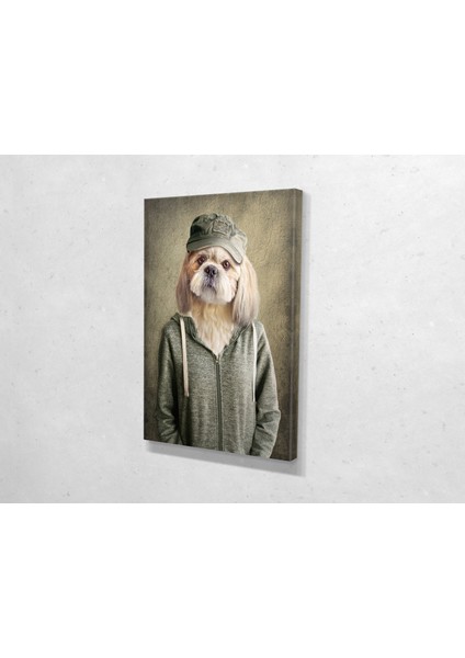 Köpek Kafa Kanvas Tablo modelleri