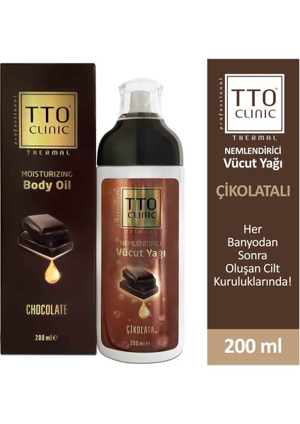 CLINIC Nemlendirici Vücut Yağı Çikolata 200 ml