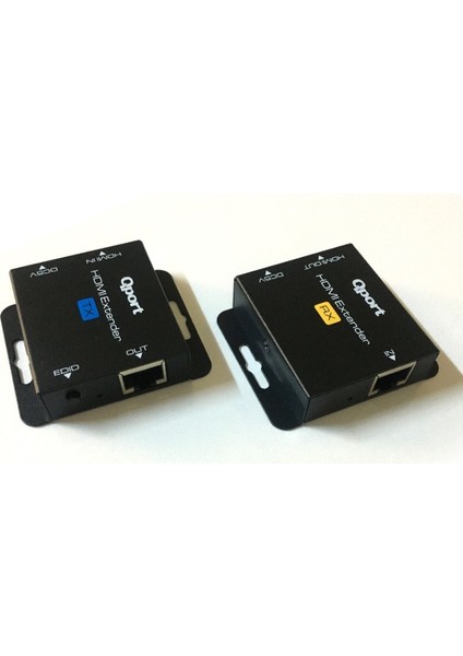 Q-Hex2 HDMI Extender Cat6 60M 2'li