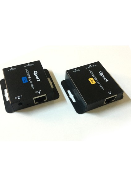 Q-Hex2 HDMI Extender Cat6 60M 2'li