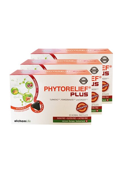 Phytorelief Plus 30 Pastil 3'Lü Paket