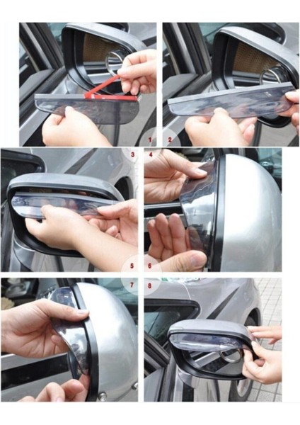 Chery Alia Ayna Yağmur Koruyucu Rüzgarlık