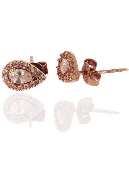 Adil Idil Kuyumculuk Su Damlası Küpe Rose Renk fiyatları