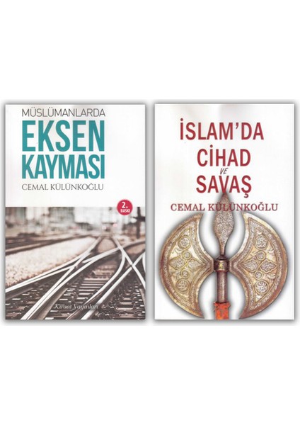 Burhan Yayıncılık 2 Kitap Birden ( 1 - Müslümanlarda Eksen Kayması + 2 Islamda Cihad ve Savaş )