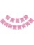 Pembe Gümüş Happy Yaldızlı Banner 1