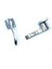 Bilecik Rozetli Kapı Kolu Nikel/inox (Yale) 2