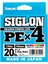 Siglon Pex4 Multicolor 150MT 0,153MM Japon Ip Misina Lbs Av 1