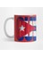 Cuba Flag Typography Kupa Bardak 1