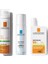 Yüz Için Çok Yüksek Uva Korumalı Güneş Koruyucu 50 ml + Anthelios Parlama Karşıtı Güneş Kremi SPF50 Mist 75 ml + Termal Su 50 ml 1