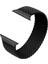Örgü Solo Loop Kordon, Sweri 10 42mm, Seri 9/8/7/6/SE/5/4/3 Apple Watch ile Uyumlu 41mm 40mm 38mm Uyumlu Small Siyah 1