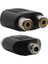3.5 mm Stereo Dişi / 2 Rca Dişi Çevirici Jack 1
