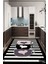 Cappio YesterdayNowTomorrow Yazılı Siyah Oval Halı Makinada Yıkanabilir Kaymaz DotTaban CP586 4
