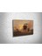 Charles Theodore- A Caravan In Sandstorm Kanvas Tablo 2