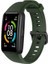 - Huawei Band 6 - Kordon Silikon Kordon KRD-47 - Koyu Yeşil 1