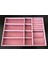 Yeni Süet Pembe Çekmece Içi Takı Düzenleyici Kutu (Aydındecor) 2