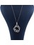 Pırlanta Kadın 925 Ayar Gümüş Swarovski Taşlı Yılan Tasarımlı Kolye GKL00057-021 4