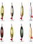 Effzett Standard Spoon Slim 8 cm 24 gr Sinking Kaşık Fluo Green/black Uv 1