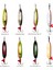 Effzett Standard Spoon Slim 8 cm 24 gr Sinking Kaşık Fluo Green/black Uv 2