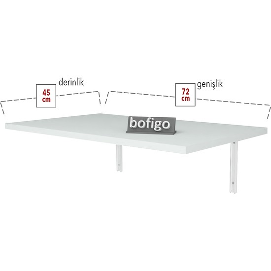 Bofigo 72 x 45 cm Katlanır Masa Duvara Monte Masa Mutfak Fiyatı Bofigo 72 x 45 cm Katlanır Masa Duvara Monte Masa Mutfak Fiyatı