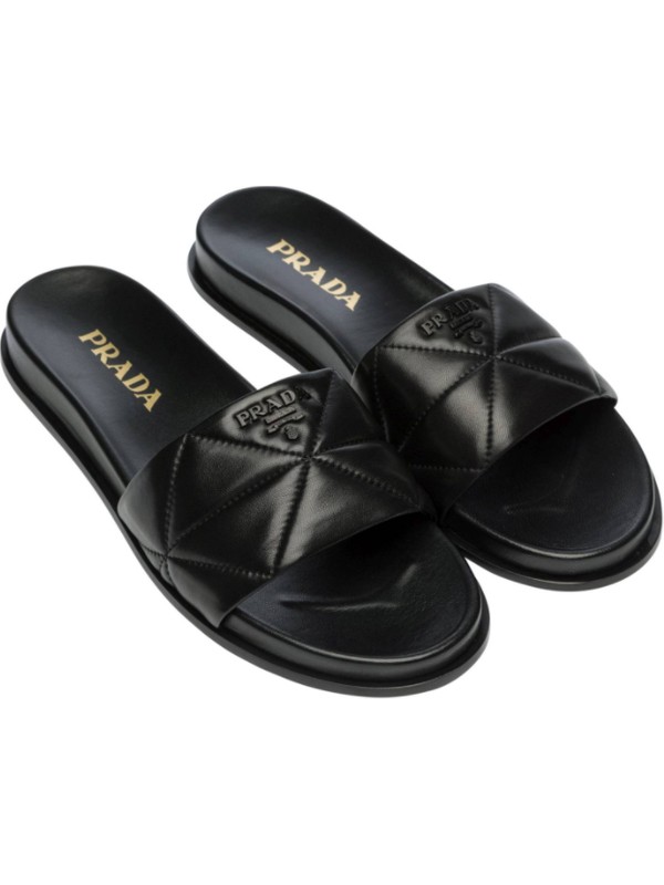 white prada mules