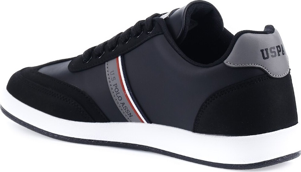 U.S. Polo Assn. Kares Wt 1pr Siyah Erkek Sneaker Ayakkabı görsel 3