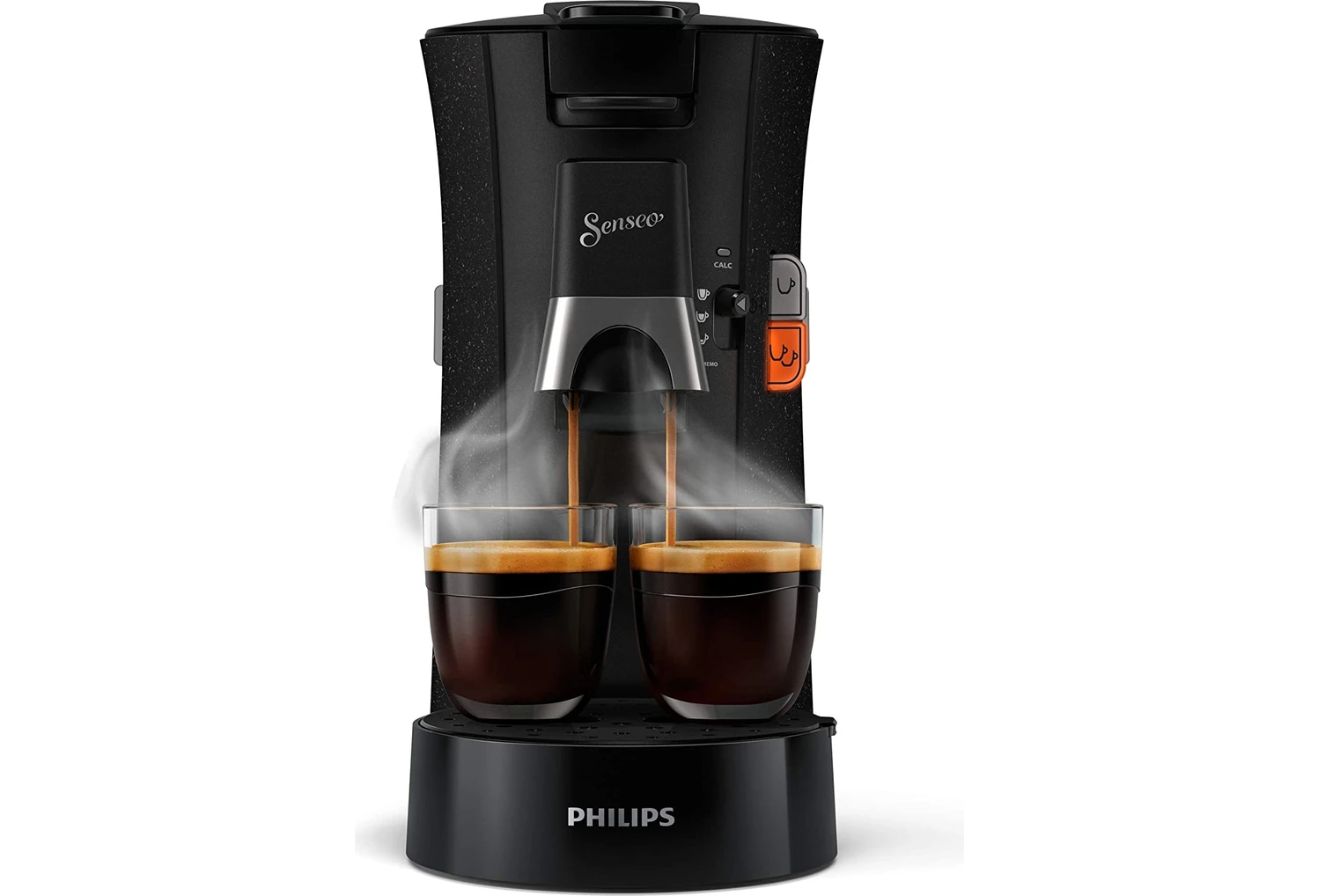Resim Philips Senseo Kapsüllü Kahve Makinesi Ergonomik Tasarım ile 2 Bardak Kahve Hazırlama Kapasitesi 