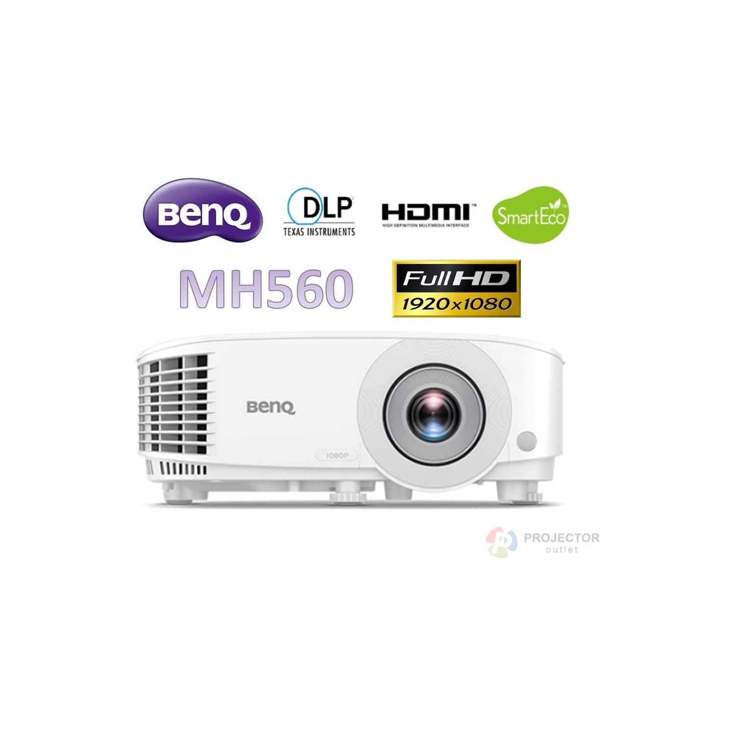 BENQ MH560 WHITE プロジェクター3800lm | legaleagle.co.nz