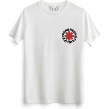Alfa Tshirt Red Hot Chilli Peppers Dijital Baskılı Beyaz Tshirt