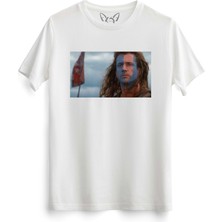 Alfa Tshirt Braveheart Dijital Baskılı Beyaz Tshirt