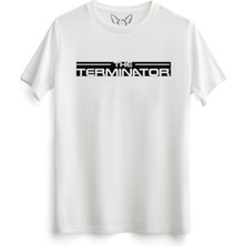 Alfa Tshirt Terminatör Beyaz Tshirt
