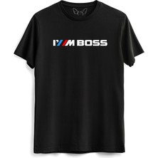 Alfa Tshirt Bmw Resimli Dijital Baskılı Siyah Tshirt